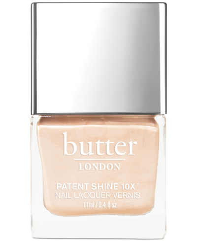 Shop Butter London Patent Shine 10x Nail Lacquer In Champagne Princess (pearlescent Champagn