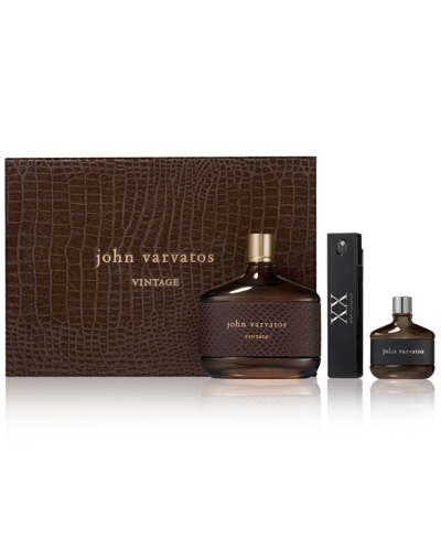 Shop John Varvatos Men's 3-pc. Vintage Eau De Toilette Gift Set