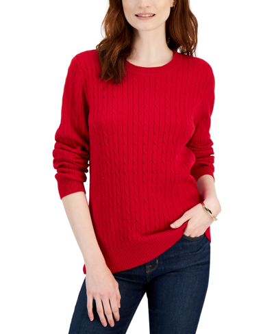 Karen scott red clearance sweater