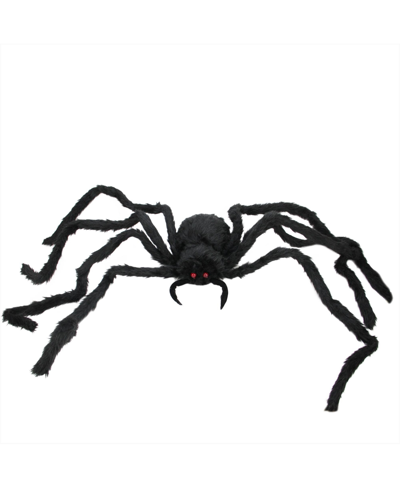 Northlight 48" Spider With Led Flashing Eyes Halloween Decoration In Black