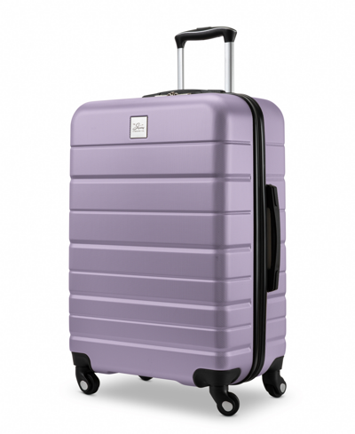 Shop Skyway Epic 2.0 Hardside Medium Check-in Spinner Suitcase, 24" In Silver-tone Lilac