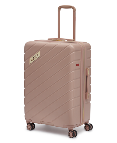Shop Dkny Bias 24" Upright Trolley Luggage In Cappuccino