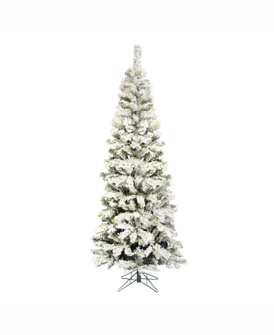 Shop Vickerman 5.5 Ft Flocked Pacific Artificial Christmas Tree Unlit