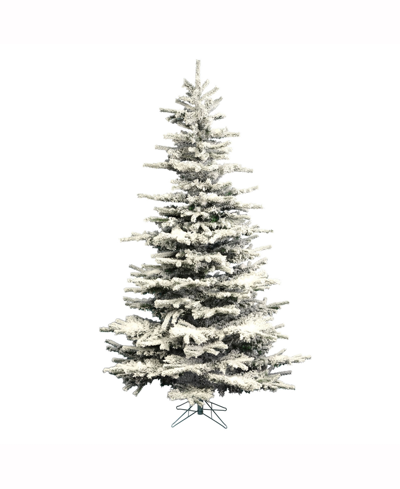 Shop Vickerman 7.5 Ft Flocked Sierra Fir Artificial Christmas Tree Unlit