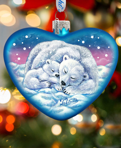 Shop G.debrekht Motherly Love Bears Holiday Ornament In Multi Color