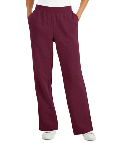 Karen Scott Petite Fleece Pants, Created for Macy's - Macy's