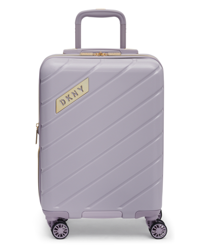 Shop Dkny Bias 20" Upright Trolley Luggage In Lavender