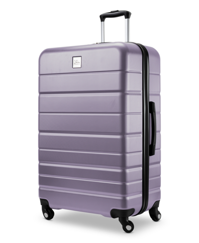 Shop Skyway Epic 2.0 Hardside Large Check-in Spinner Suitcase, 28" In Silver-tone Lilac