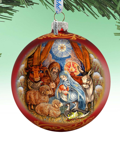 Shop G.debrekht The Birth Of The Bright Star Holiday Ornament In Multi Color