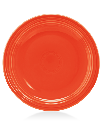 Fiesta Classic Rim 9" Luncheon Plate In Poppy