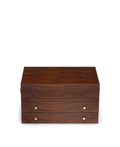 Shop Lenox Rosewood Flatware Chest In Brown And No Color