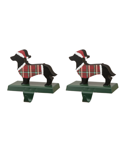 Shop Glitzhome Dachhound Stocking Holder 2 Piece In Multi