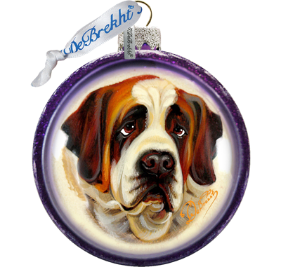 Shop G.debrekht Dog Holiday Ornament In Multi Color