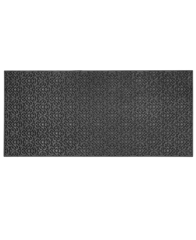 Shop Home & More Alexandra Rubber Doormat, 22" X 48" In Black