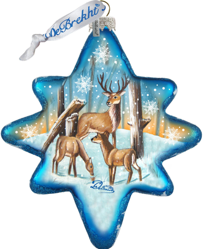 Shop G.debrekht Reindeer North Star Holiday Ornament In Multi Color