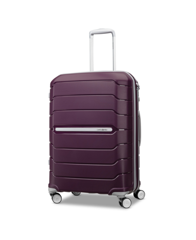 Shop Samsonite Freeform 24" Expandable Hardside Spinner Suitcase In Amethyst Purple