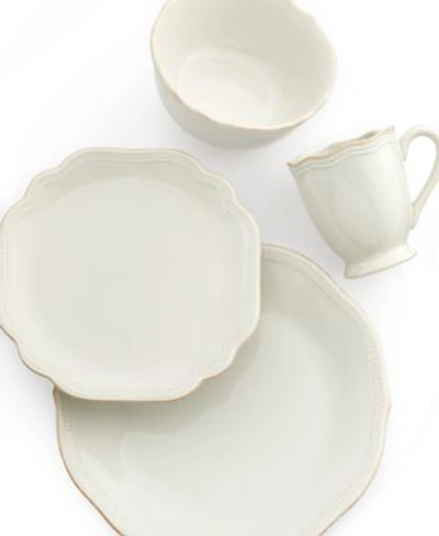 Lenox Dinnerware French Perle Bead White Collection In White
