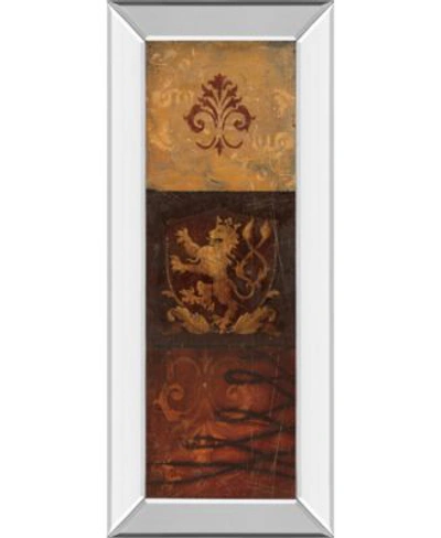 Shop Classy Art Regal Panel By Avery Tillmon Mirror Framed Print Wall Art Collection In Brown