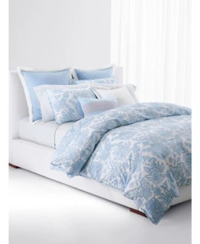 Lauren Ralph Lauren Joanna Floral Duvet Cover Sets Bedding In Aqua Blue And  White | ModeSens