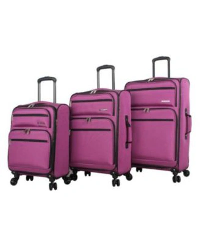 Shop Steve Madden Lightning Softside Luggage Collection In Purple