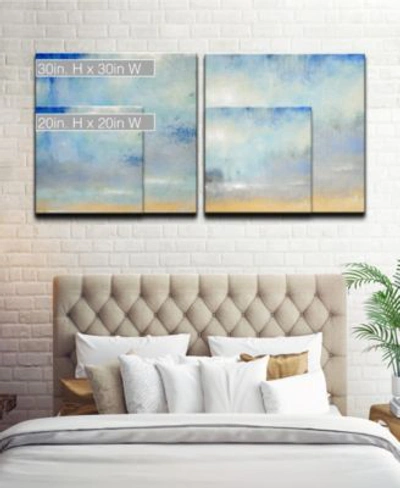 Shop Ready2hangart Coastal Pouring 2 Piece Canvas Wall Art Collection In Multicolor