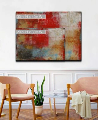 Shop Ready2hangart Smoke Red Abstract Wall Art Collection In Multi
