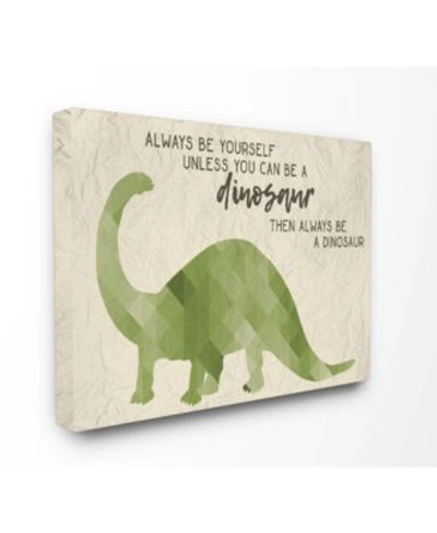 Stupell Industries Always Be A Dinosaur Brachiosaurus Wall Art Collection In Multi