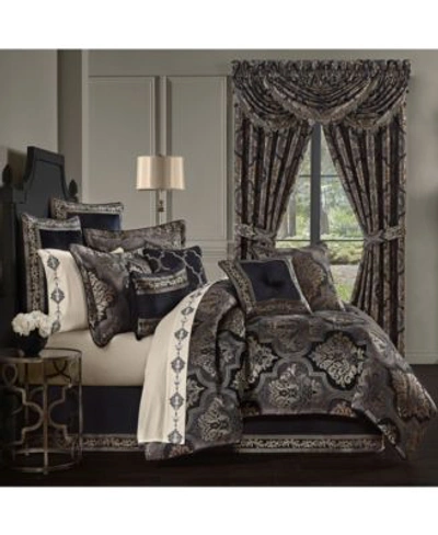 Shop J Queen New York Windham Comforter Sets In Black