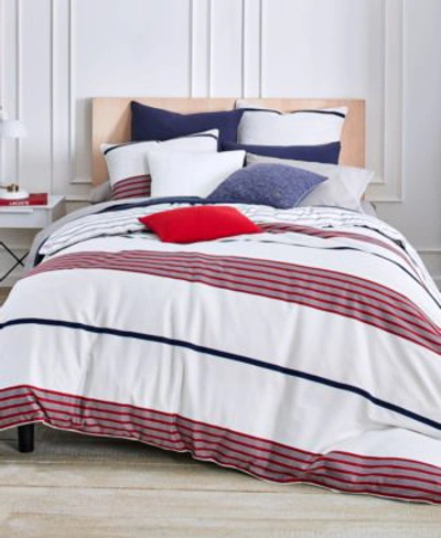 Shop Lacoste Home Milady Duvet Cover Sets In Red