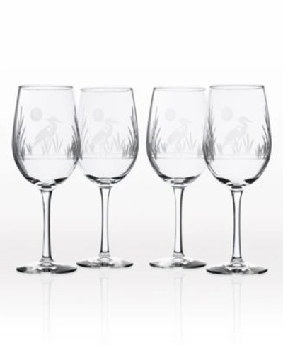 Shop Rolf Glass Heron Set Of 4 Glasses Collection