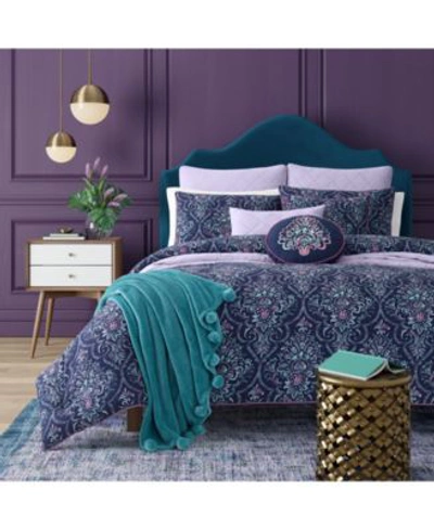 Shop J By J Queen Kayani Comforter Sets In Indigo