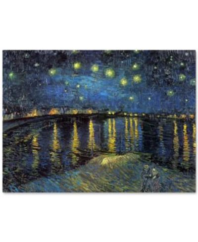 Shop Trademark Global The Starry Night Ii By Vincent Van Gogh Canvas Print