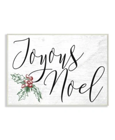 Shop Stupell Industries Joyous Noel Christmas Wall Art Collection In Multi