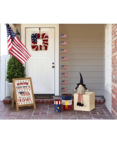 Glitzhome Patriotic Collection In Multi
