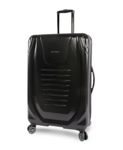 Shop Perry Ellis Bauer Hardside Spinner Luggage Collection In Black