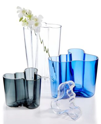 Shop Iittala Aalto Vase Bowl Collection In Clear