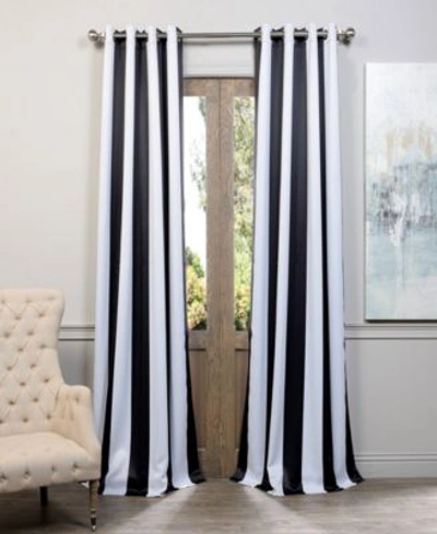 Shop Exclusive Fabrics & Furnishings Exclusive Fabrics Furnishings Awning Stripe Blackout Grommet Panels