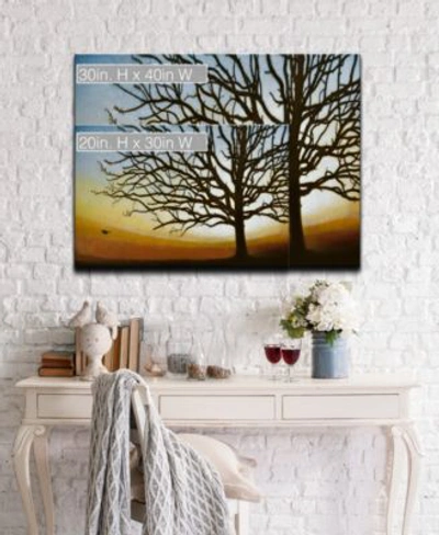 Shop Ready2hangart Single Leaf Tree Canvas Wall Art Collection In Multi