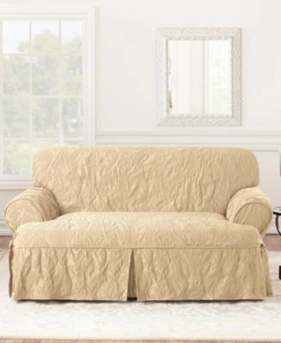 Shop Sure Fit Matelasse Damask Slipcover Collection In White