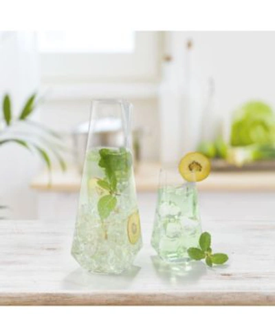 Shop Joyjolt Infiniti Glassware Collection In Clear