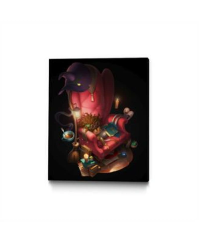 Shop Eyes On Walls Charlie Bowater Witching Hour Art Block Framed Canvas In Multi