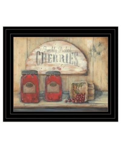 Shop Trendy Decor 4u Cherry Jam By Pam Britton Ready To Hang Framed Print Black Frame Collection In Multi