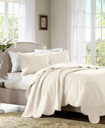Shop Madison Park Tuscany Quilt Sets In Ivory