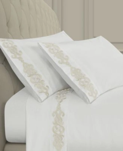Shop J Queen New York Imperial Sheet Sets In Silver-tone