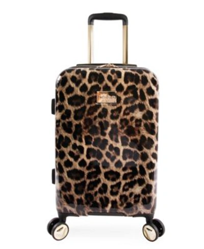 Shop Bebe Adriana Hardside Luggage Collection In Leopard