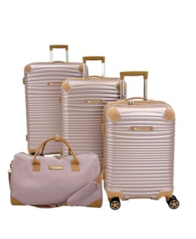 Shop London Fog Closeout  Chelsea Hardside Luggage Collection In Rose Gold