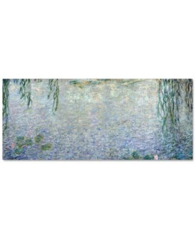 Shop Trademark Global Waterlilies Morning Ii By Claude Monet Canvas Print