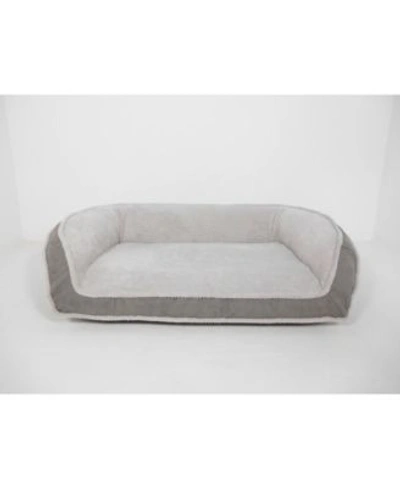 Shop Arlee Home Fashions Arlee Deep Seated Lounger Sofaand Couch Style Pet Bed Collection In Charcoal Gray