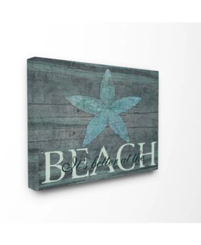 Stupell Industries Home Decor Its Better At The Beach Starfish Art Collection In Multi