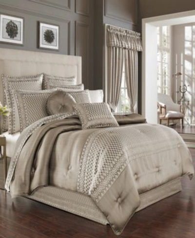 Shop Five Queens Court Beaumont Comforter Sets In Champagne